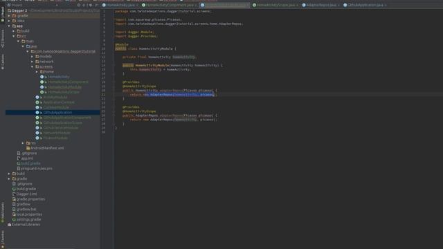 Dagger 2 Android Tutorial 07 - @Inject