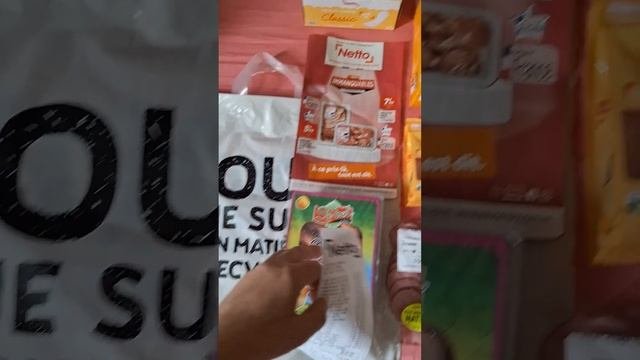 Покупка за 7 ноября 2023 г. Из супермаркета Netto на сумму 55.14 UR. Сент-Этьен  Франция