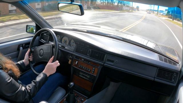 One Owner 5-Speed Manual 1986 Mercedes Benz 190E Walkaround & Driving Video