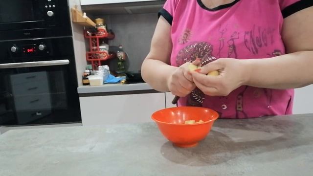 Обед. Грибной суп "Пшенички".