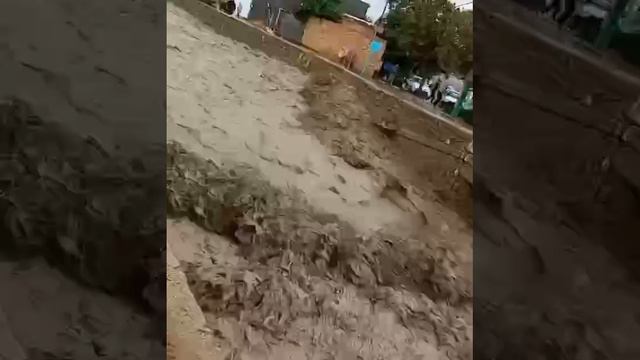 Мощные наводнения обрушились на иранский город Раз в провинции Северный Хорасан