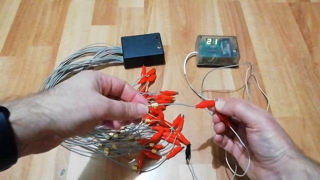 Прозвонка многожильного кабеля.