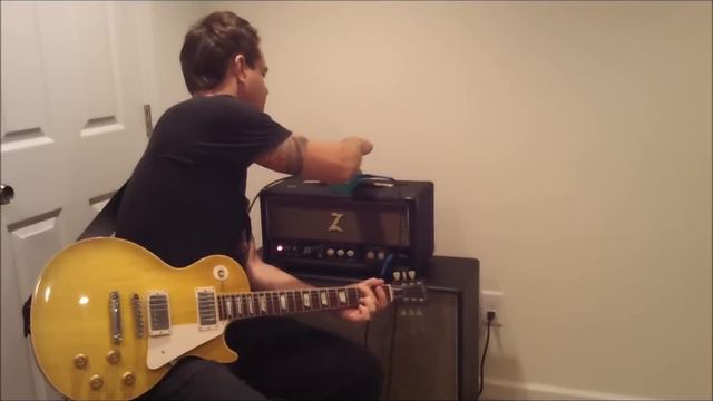 Ibanez TS808 Tube Screamer, Dr Z Remedy, 1958 custom shop Les Paul R8