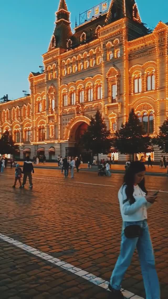 Кремль. ГУМ. Красная площадь. Куранты / Kremlin. Moscow #москва #кремль #гум #краснаяплощадь #вечер