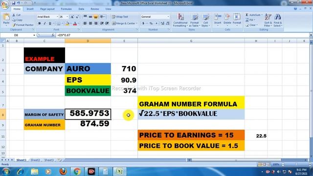 HOW TO CALCULATE THE FAIR VALUE OF STOCKS LIKE BENJAMIN GRAHAM # THE FATHER OF VALUE INVESTING #