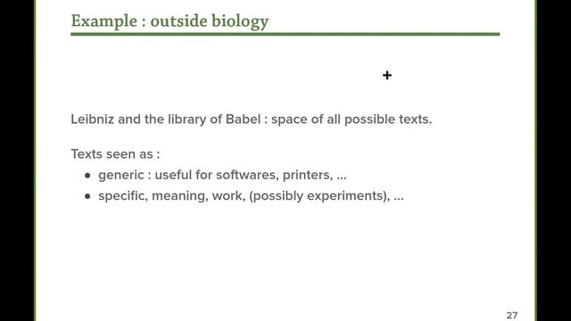 Historicity, biological organizations and their disruptions - Maël Montévil