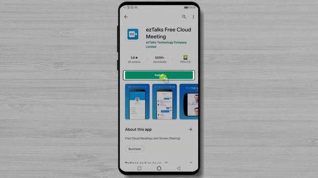 How to Install Eztalks Free Cloud Meeting on Android