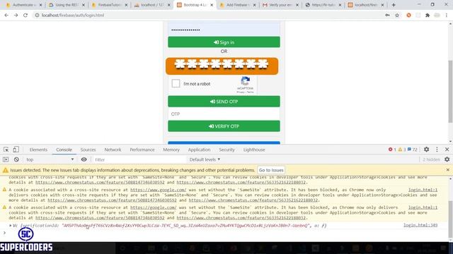 Firebase Authentication Web Login With Email, Google, Facebook, Phone OTP Complete Tutorial Part 5