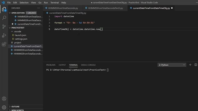 Print Current Date and Time in required string format using Python | datetime module | Python