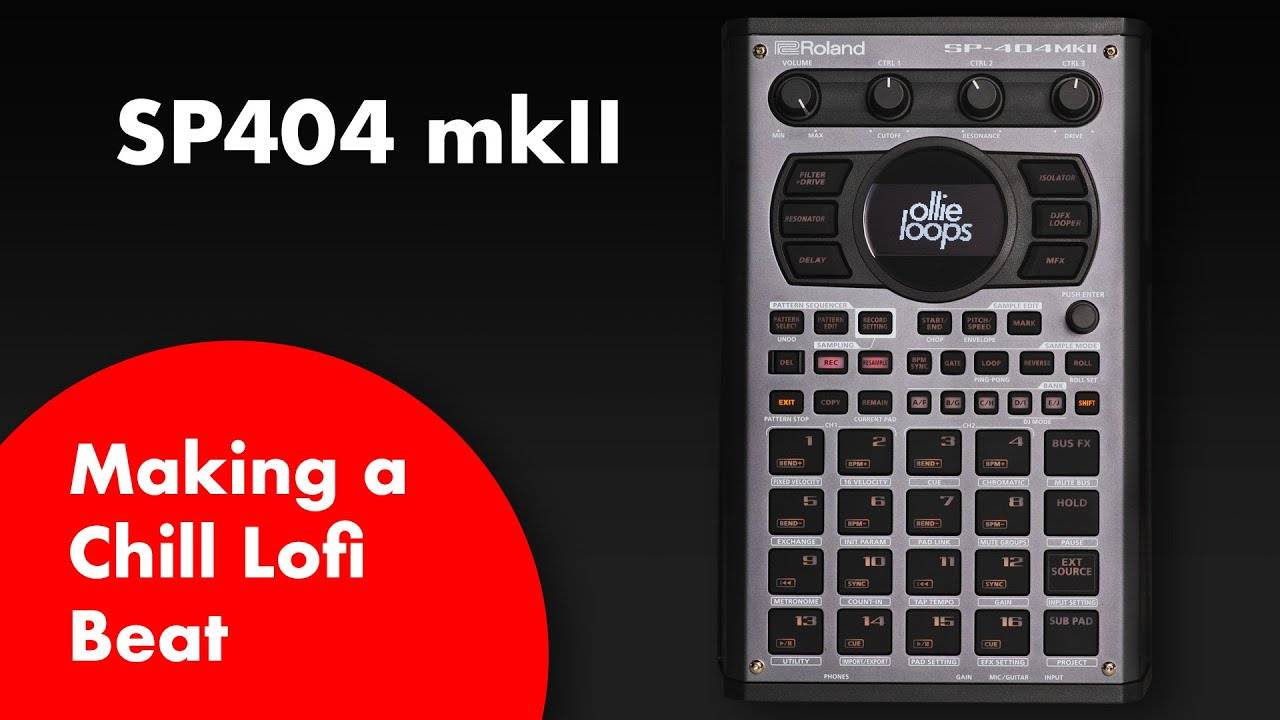 Roland SP-404 MK II Making Chill Lofi Beat