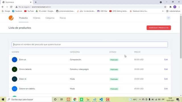 Aprende a crear un Ecommerce con Laravel, Livewire, Tailwind y Alpine