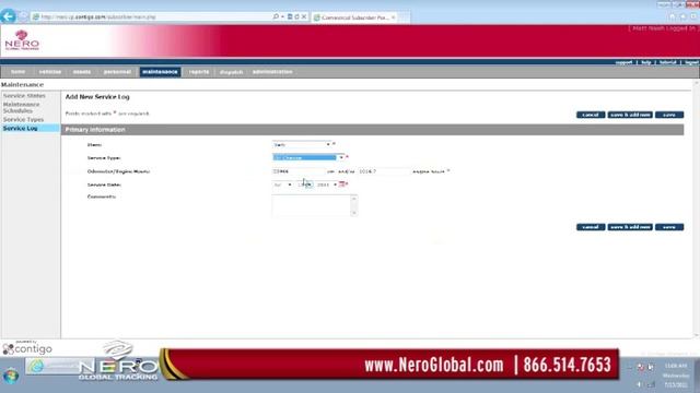 GPS Vehicle Maintenance Report Webinar from Nero Global Tracking