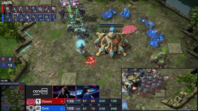 Cure's SNEAKY REAPER RUSH - Starcraft 2: Cure vs. Classic