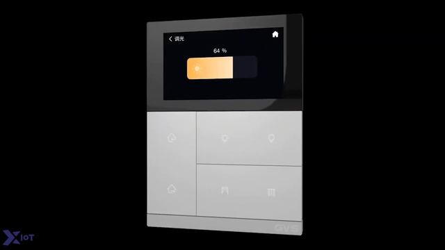 Многофункциональный выключатель/термостат KNX - GVS Waltz Smart Touch