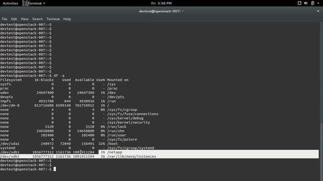 linux List only bind mounts