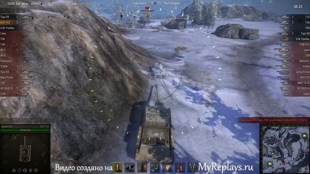 WOT: Заполярье - ИСУ-152 - 2 фрага -