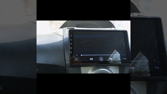 how to car lCD. Android. 10 inc  Vitz. 2007 model. Installed