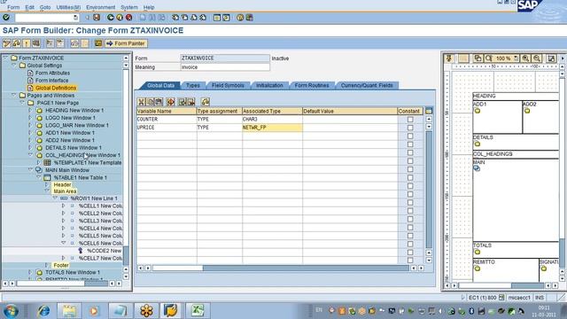 #SAP-ABAP #Smartforms  Smart forms | class 4
