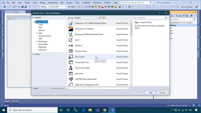 C# Tutorial - How to Connect Access Database to C# Application | FoxLearn