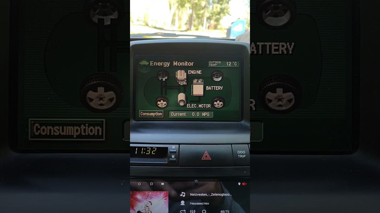 2 часть глюк или монитор. Тойота Приус 20. Toyota Prius.