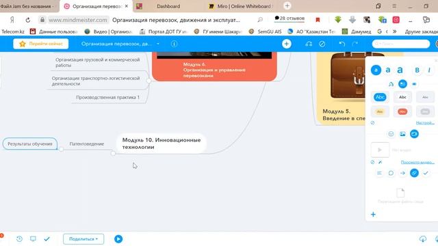 Обзор основных возможностей виртуальных досок. Нагаева К.