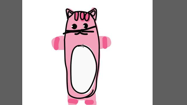Рисуем смешных котиков детям часть 30