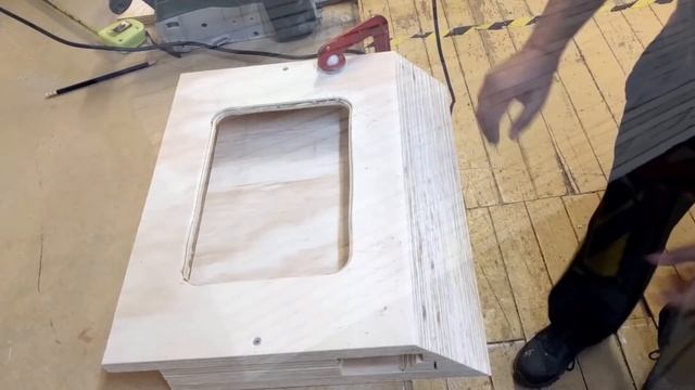Making a Plywood Bedside Table with Integrated Night Light