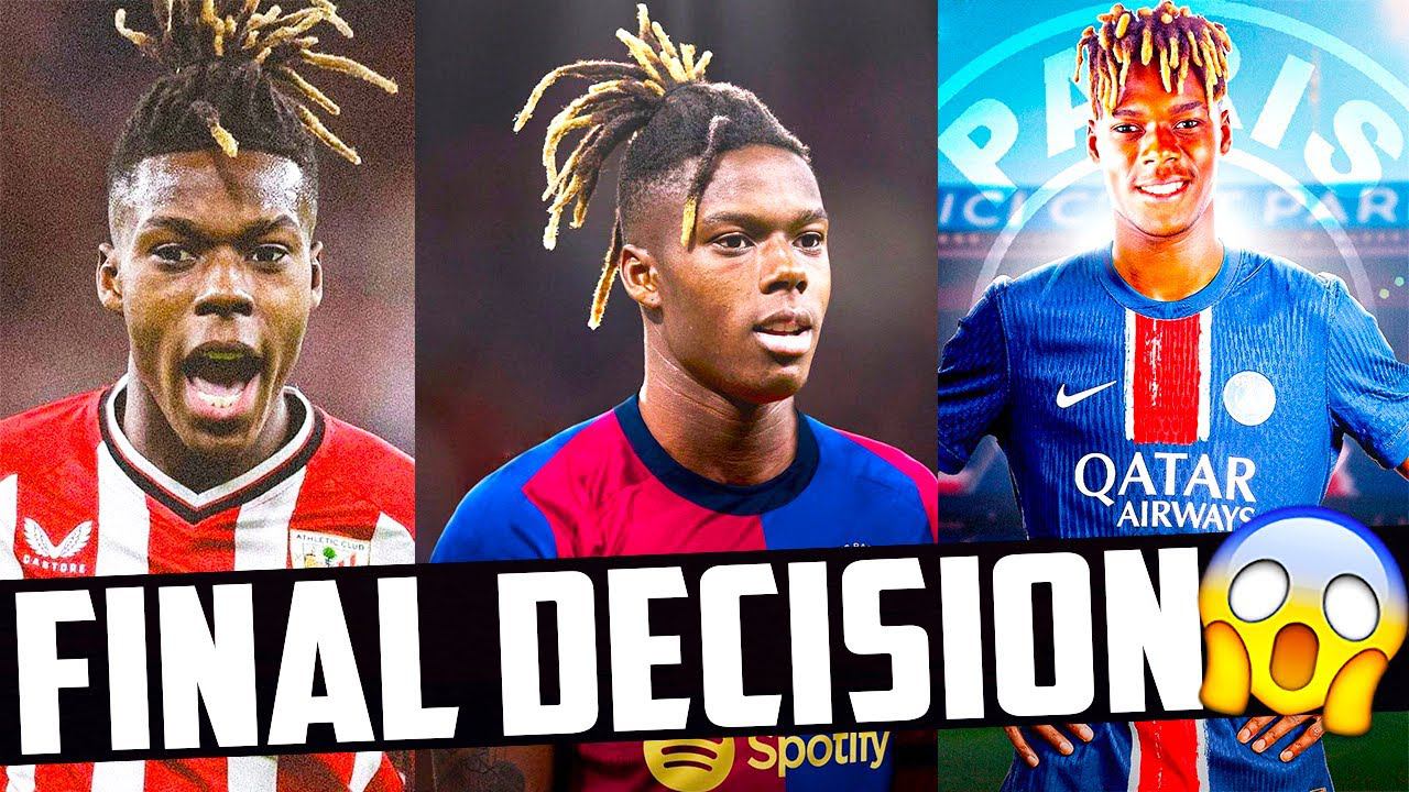 NICO WILLIAMS' FINAL DECISION IS HERE!  This DECISION SHOCKED the  WORLD! BARCA PSG or ATHLETIC?