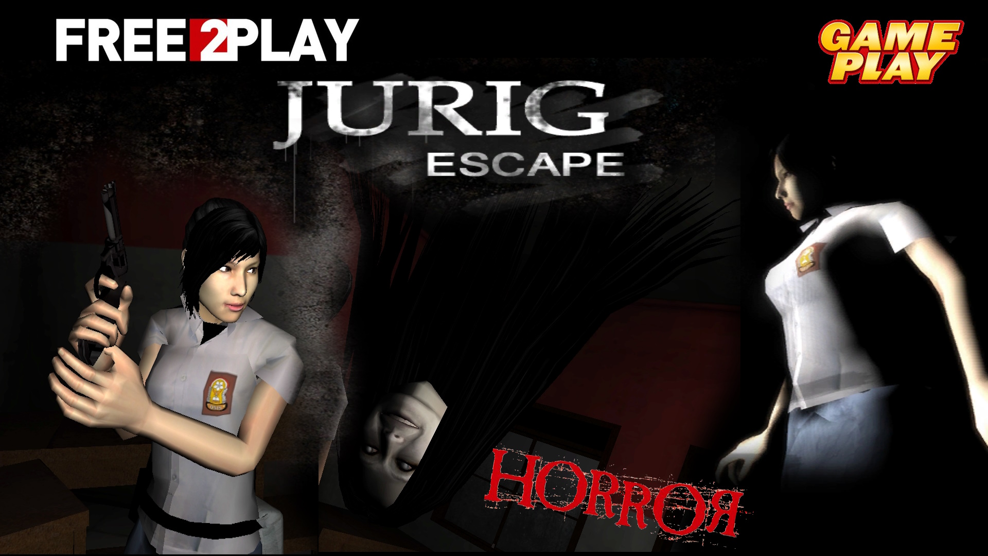 Jurig Escape ✅Бесплатный Ретро ужастик✅ PC Steam Horror игра 2010/Геймплей 2024г