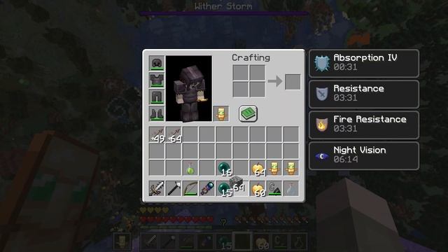 I Killed the New Wither Storm 1.20.1 in Survival Minecraft
