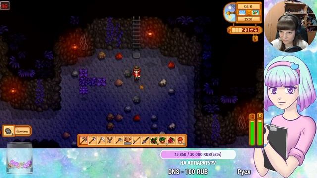 100 уровень шахты - Stardew Valley с Томо и Крисом - #25