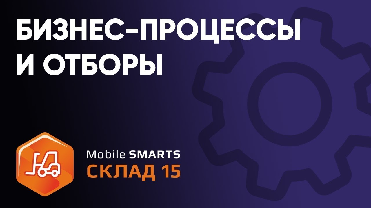 Описание работы бизнес-процессов и отборов в «Mobile SMARTS Склад 15»