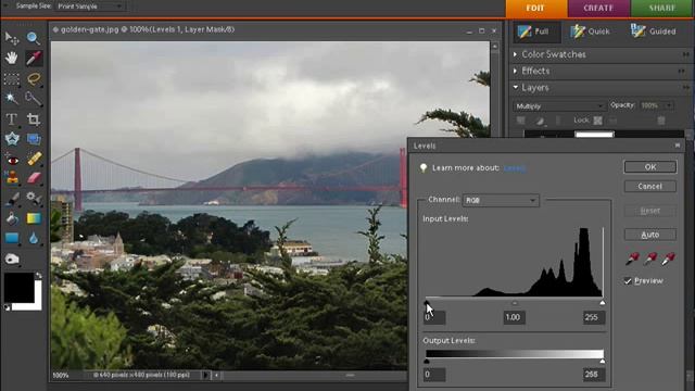Photoshop Elements: Fix Overexposed Photos with the Multiply Blend Mode