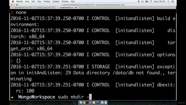 MongoDB Setup on OSX - MongoDB Tutorial