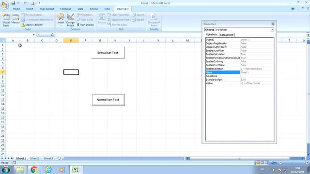 VBA EXCEL WRAPTEXT OTOMATIS
