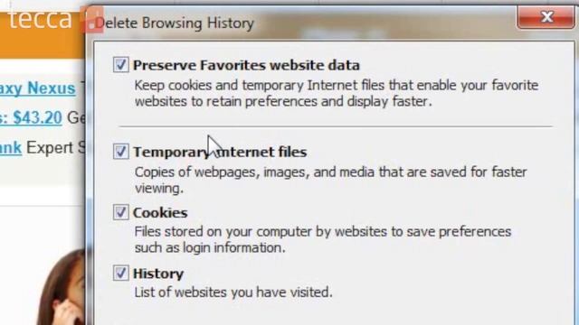 Just Show Me: How to clear your history in Internet Explorer