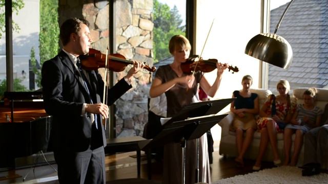 Georg Philipp Telemann Canonic Duet in G Major for two violins, performed by Woodsmusic