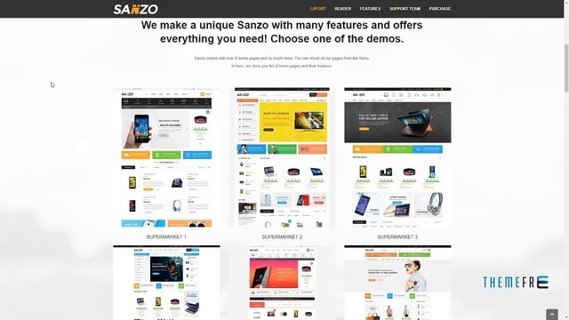 Sanzo - Multipurpose Premium Responsive Shopify Themes - Supermarket,