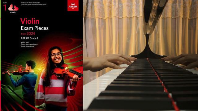 [Piano Accom] ABRSM Violin Exam Pieces From 2024 - Grade 1 C:3 [♩= 156]
