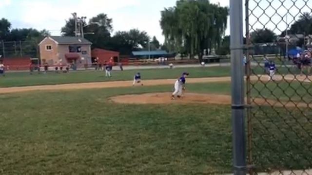 Anthony Pitching for Llanerch Hills Tourney Team