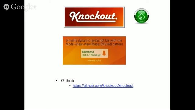 Coffee@DBG (14th edition) - A Walkthrough of Knockout, Ember, Angular, Backbone