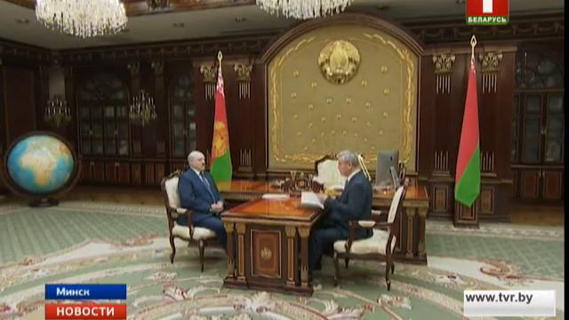 Александр Лукашенко провел встречу с Председателем Палаты представителей Владимиром Андрейченко