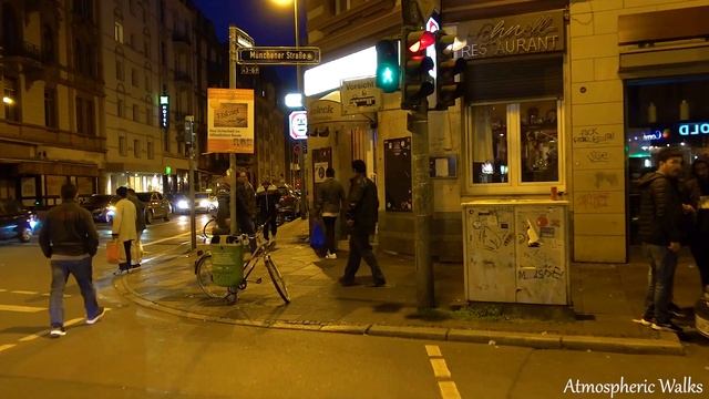 CITY WALKS: Frankfurt Red Light District At Night - Франкфурт улица красных фонарей