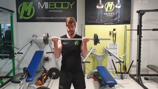 Curl Biceps Barra Recta / Straight Bar Biceps Curl