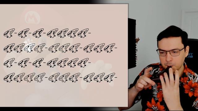 Super Mario Bros - Main Theme - Ocarina tutorial / tabs