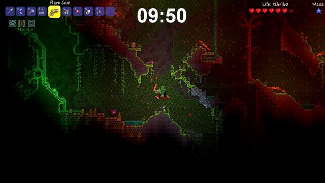 Terraria - Queen Bee & Eye of Cthulhu on the First Night [Speedrun Challenge]