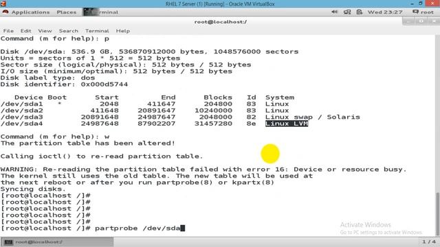 How to Create PV (Physical Volume) in RHEL-7, LVM Part 3, Video No-107