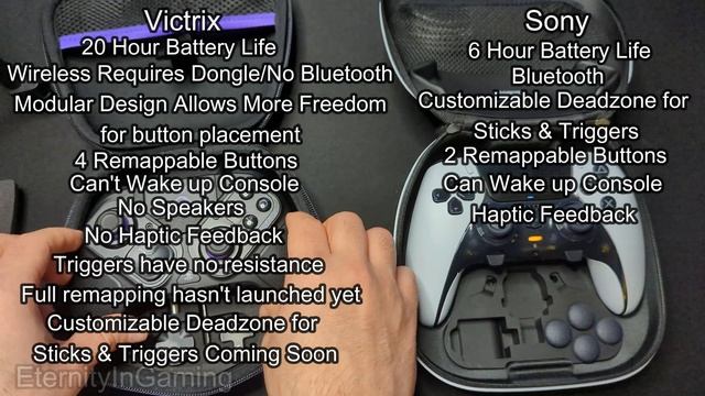 Victrix Pro BFG vs Sony Dualsense Edge - PS5 Controller Comparison