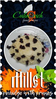 Millet porridge with prunes - right recipe from «Culinarich»
