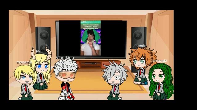  class 1b reacts to class 1A roast battle   MHA  BNHA  Sen supreme